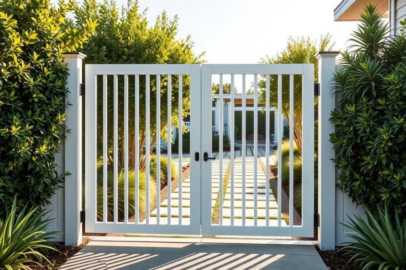 Portões de alumínio branco: elegância e durabilidade para sua casa Portões de alumínio branco: elegância e durabilidade para sua casa
